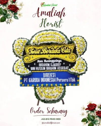 Papan Bunga Duka di Purwonegoro